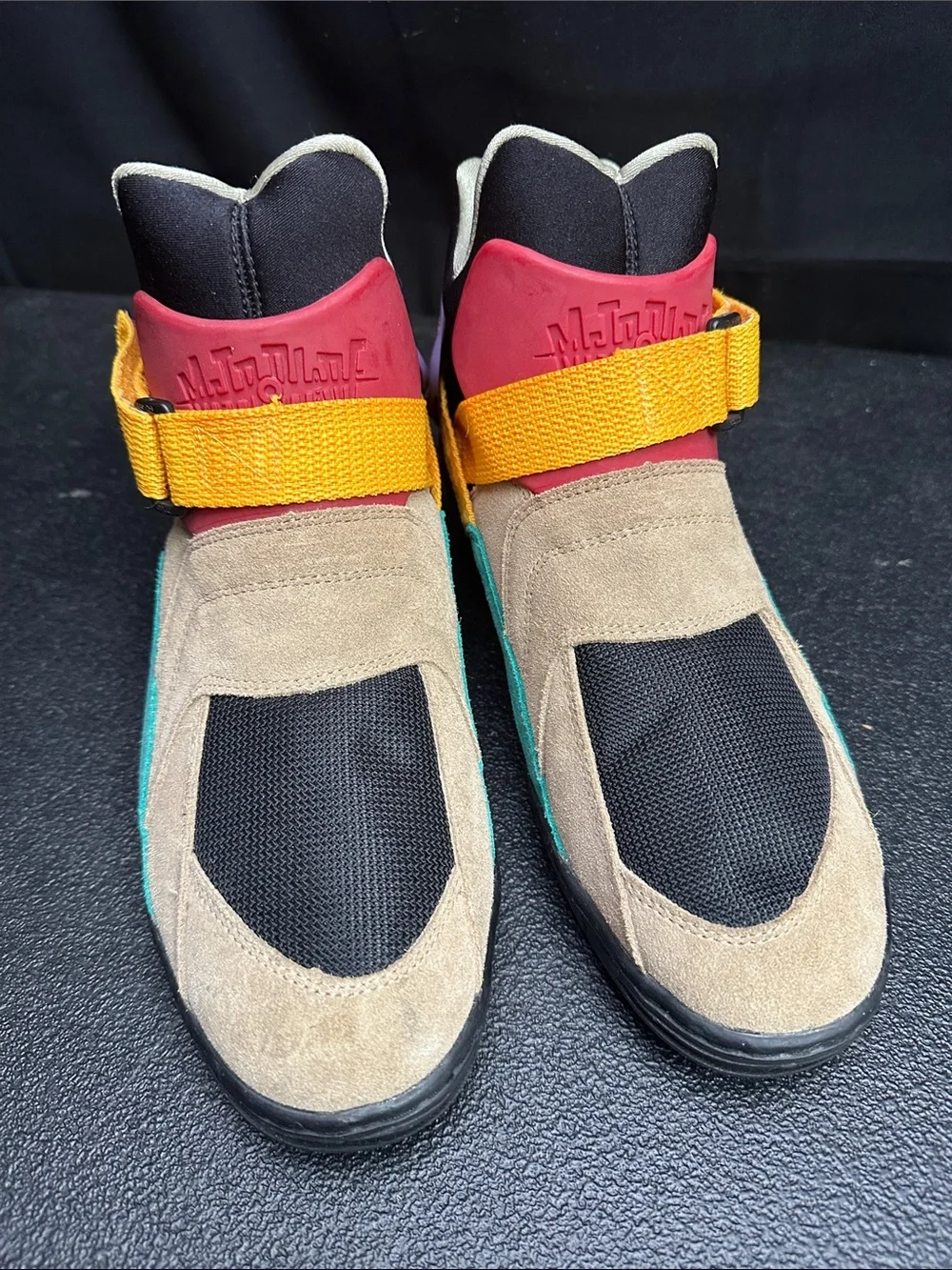 VTG Metroblade 1990's Rollerblade Shoes Size 8 Mena Multicolor Suede Vintage